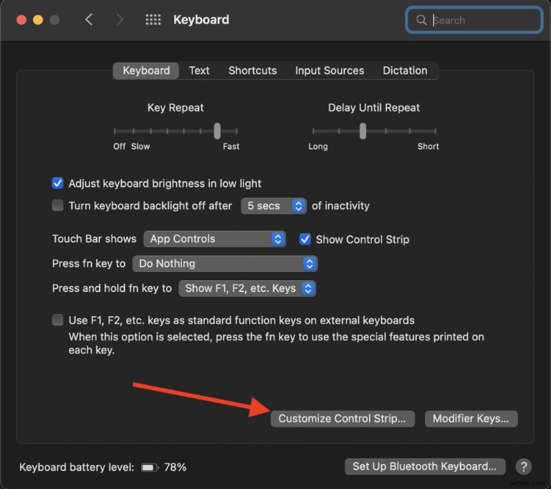 How to Customize Touch Bar on MacBook Pro