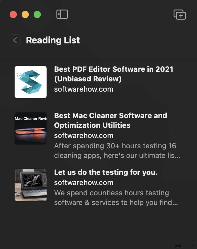 How to Delete Safari Reading List on Macbook Pro