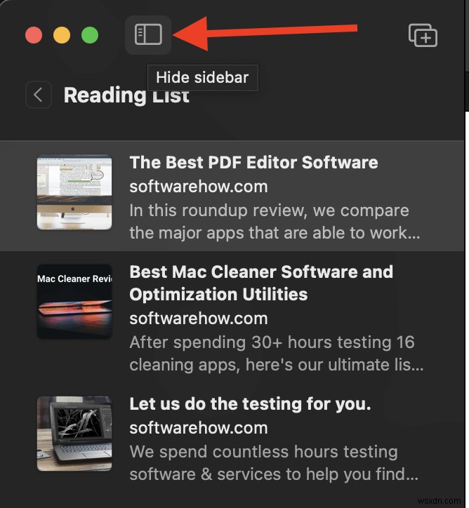 How to Delete Safari Reading List on Macbook Pro