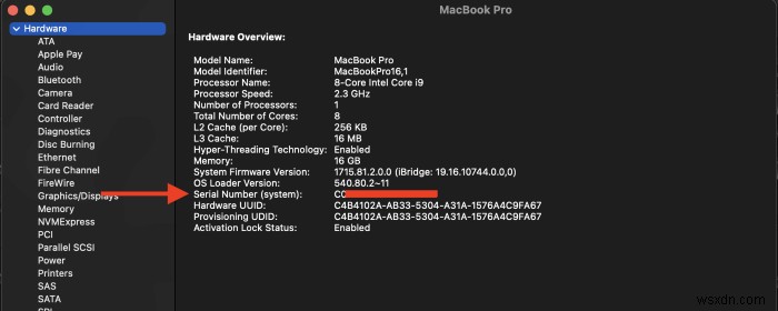5 Ways to Find MacBook Pro Serial Number