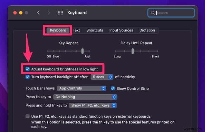 How to Turn On Keyboard Light On a MacBook Pro