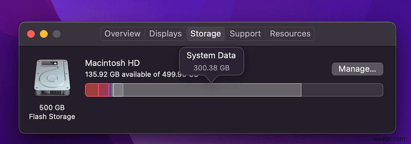 Why is System Data Taking Huge Storage on MacBook Pro?