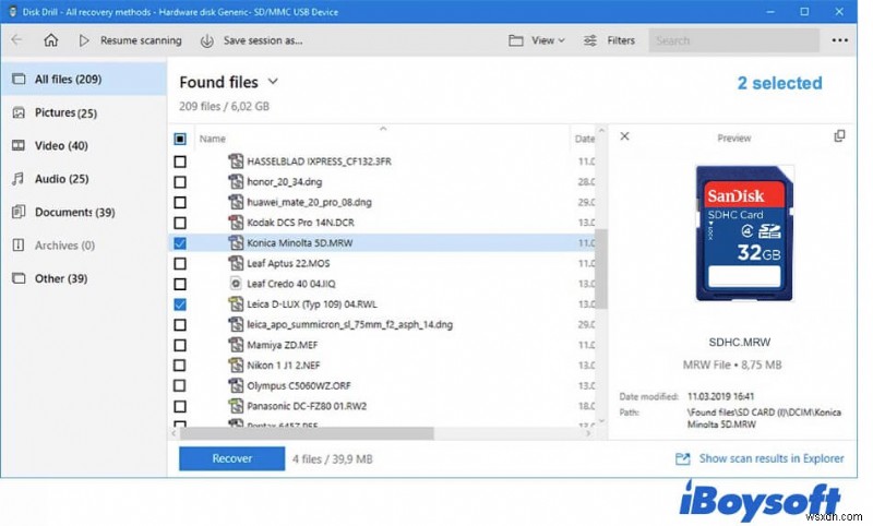 Recover Deleted/Lost Files From SDHC Card With the Best SDHC Card Recovery Software