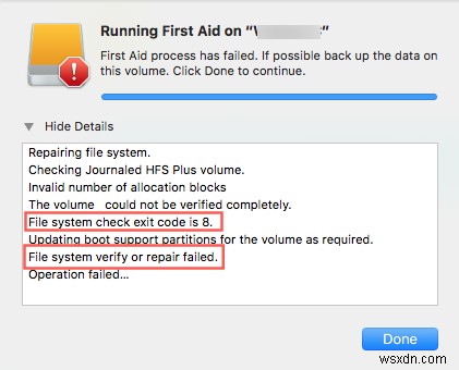 Fix Storage/File System Verify or Repair Failed 69716/69845 Errors