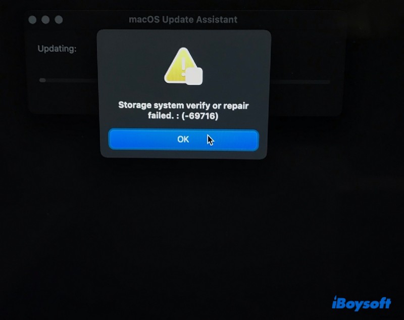 Fix Storage/File System Verify or Repair Failed 69716/69845 Errors