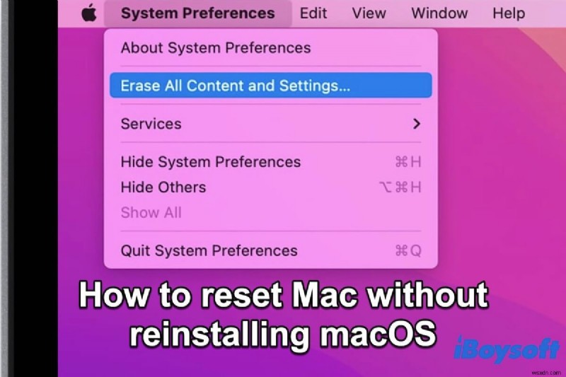 How to Completely Factory Reset MacBook Pro/Air? Step by Step