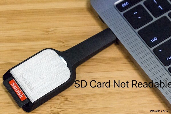 How to fix SD card not readable by Mac?