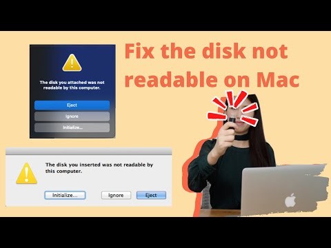 Fix The Disk You Attached Was Not Readable by This Computer on Mac