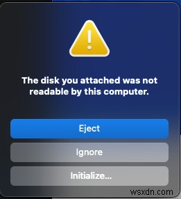 Fix The Disk You Attached Was Not Readable by This Computer on Mac
