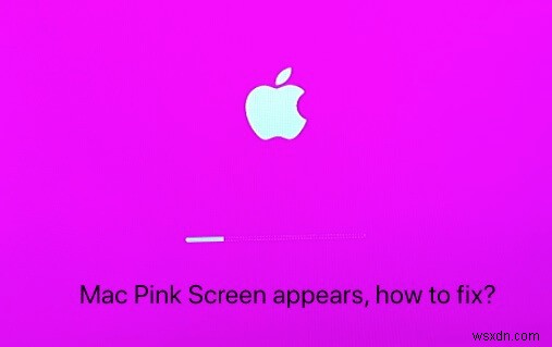 Quickly Fix Mac/MacBook Pink Screen of Death