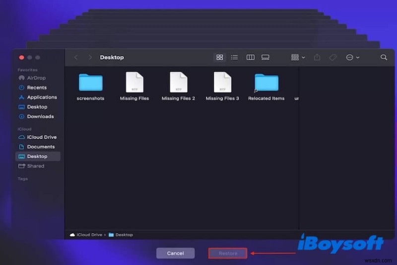 Desktop Files Disappeared on Mac, Why & How to Recover?