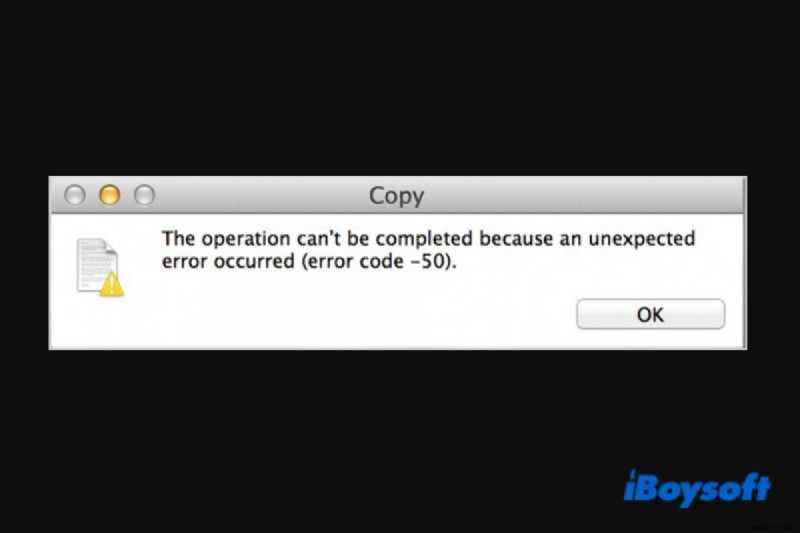 How to Troubleshoot Mac Error Code 50? Step-by-step Guide