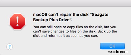 How to Fix Disk Utility cannot repair this disk Error?