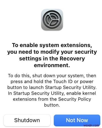 Allow the System Extension of iBoysoft Data Recovery for Mac to Load on a Mac with Apple Silicon