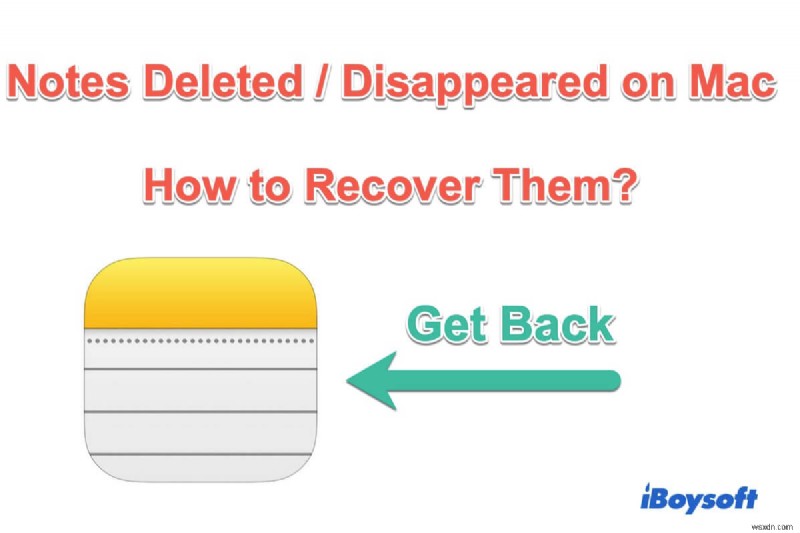 How to recover deleted/disappeared notes on Mac? (Verified solutions)