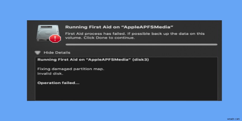 How to fix AppleAPFSMedia not mounted without data loss?