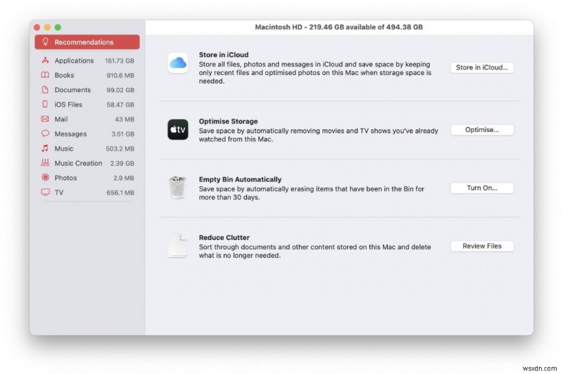 Macbook Apps Taking Too Much Storage
