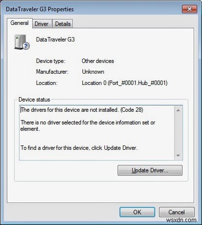USB 3.0 Device driver is not installing- [Solved]