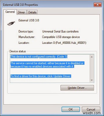 USB 3.0 Device driver is not installing- [Solved]