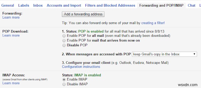 Apple Mail app can not connect to Gmail
