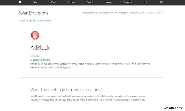 Unable to Install Certain Safari Extensions in Safari Browser on Mac