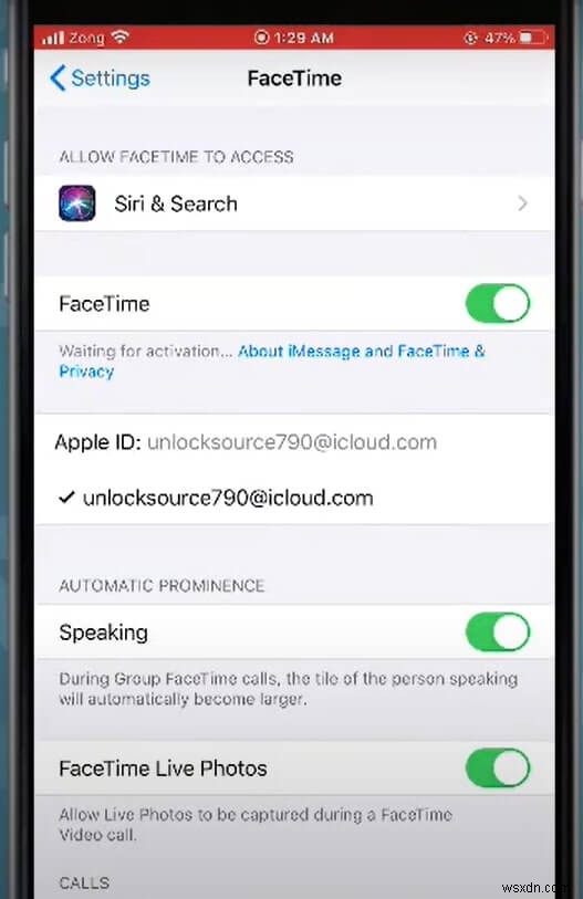 How To Fix FaceTime App Waiting For Activation?