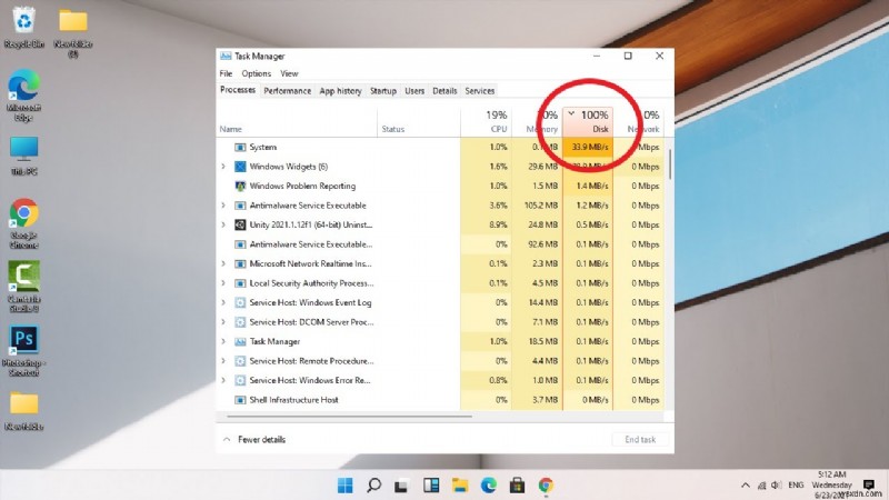 100% Disk Usage In Windows 11 – Fixed