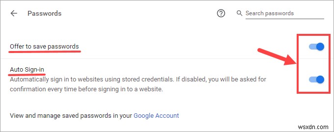 How To Fix Chrome Is Not Saving Passwords Issue