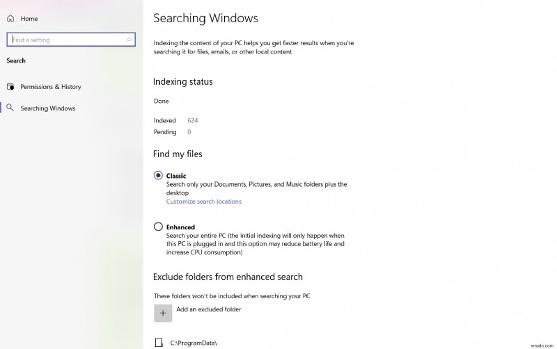 How to Hide Files And Folders From Search In Windows 11