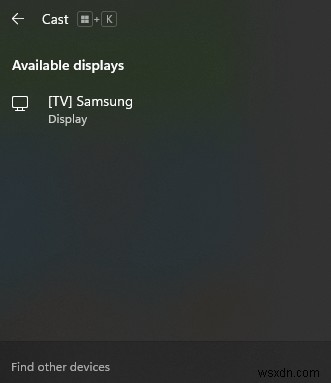 Connect To Wireless Display with Miracast in Windows 11