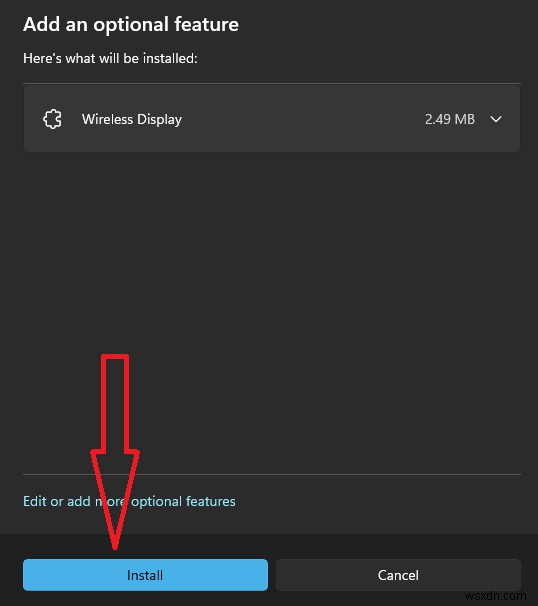 Connect To Wireless Display with Miracast in Windows 11