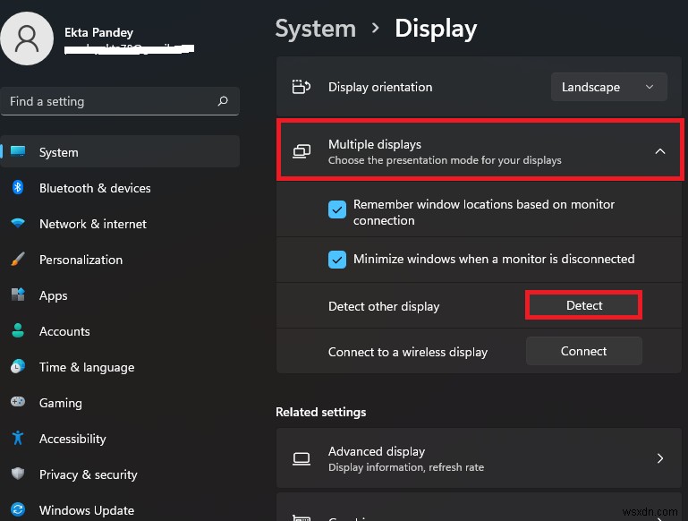 Connect To Wireless Display with Miracast in Windows 11