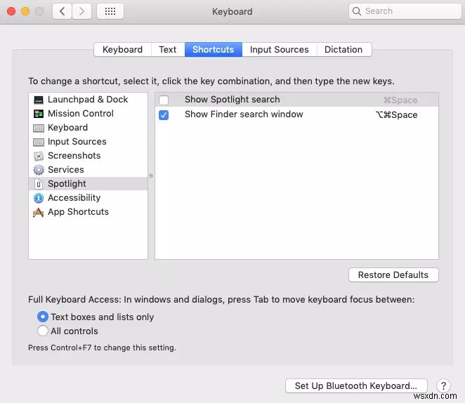 Spotlight Search Not Working After macOS Monterey Update