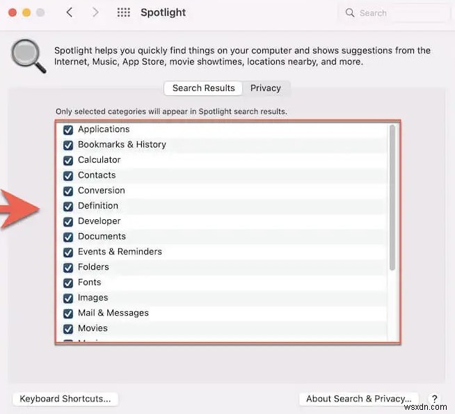 Spotlight Search Not Working After macOS Monterey Update