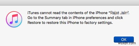 [Solved] iTunes Cannot Read the Contents of the iPhone