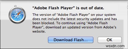 Flash Player is Out of Date on Mac: How to Disable?