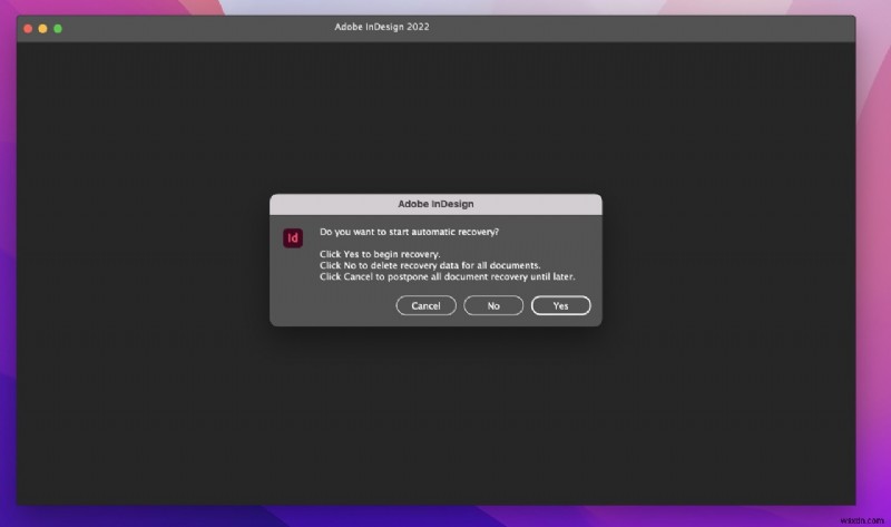 How to Recover Unsaved/Deleted InDesign Files on Mac