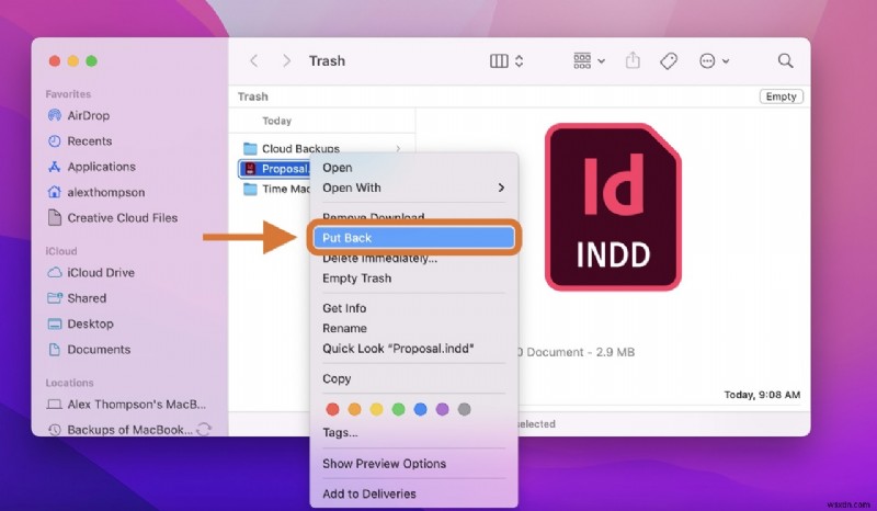 How to Recover Unsaved/Deleted InDesign Files on Mac