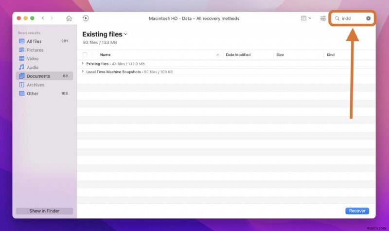 How to Recover Unsaved/Deleted InDesign Files on Mac