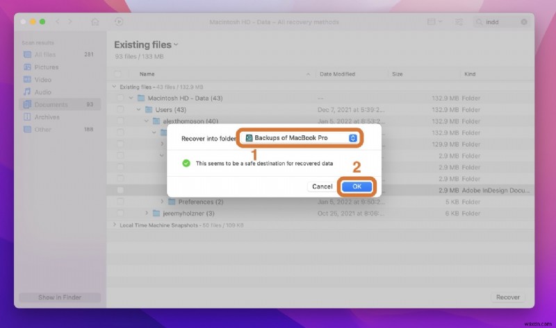 How to Recover Unsaved/Deleted InDesign Files on Mac