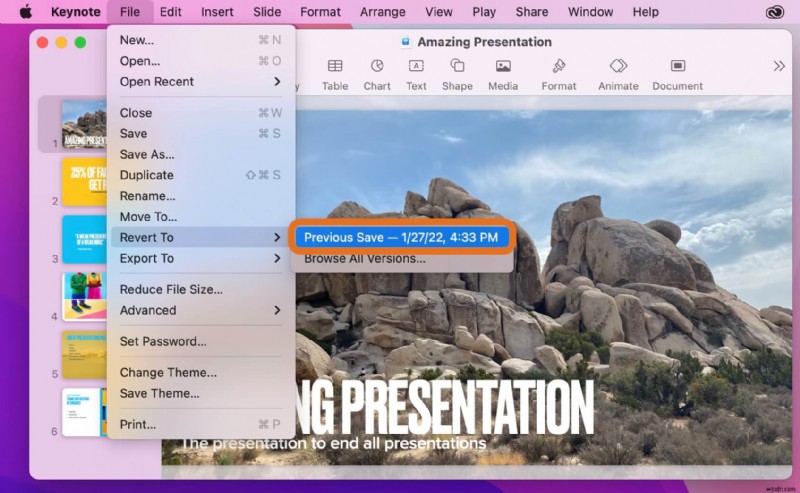 How to Recover a Deleted/Unsaved Keynote Presentation on Mac