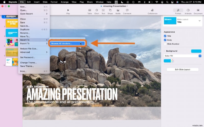 How to Recover a Deleted/Unsaved Keynote Presentation on Mac