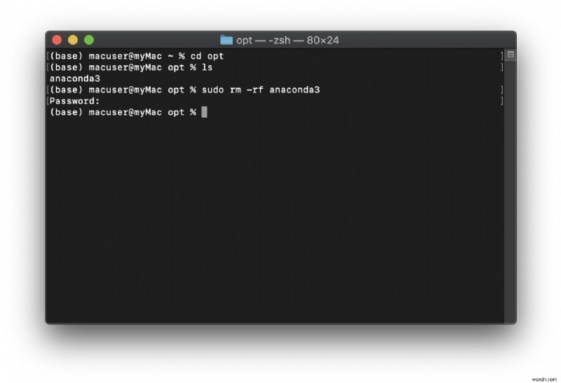 How to Uninstall Anaconda on Mac