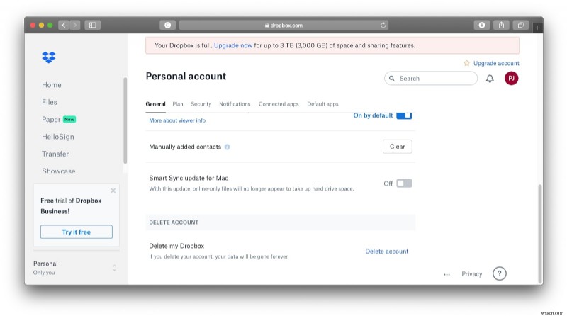 How to Uninstall Dropbox on Mac