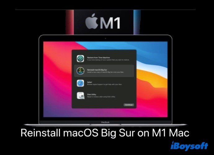 How to Reinstall macOS Big Sur on an M1 Mac
