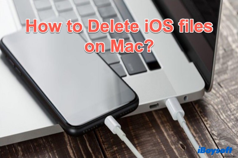 How to Delete iOS files on Mac to Free up Mac Storage Space?