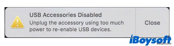 [21 Fixes] Why Mac Keeps Saying USB Accessories Disabled 2022