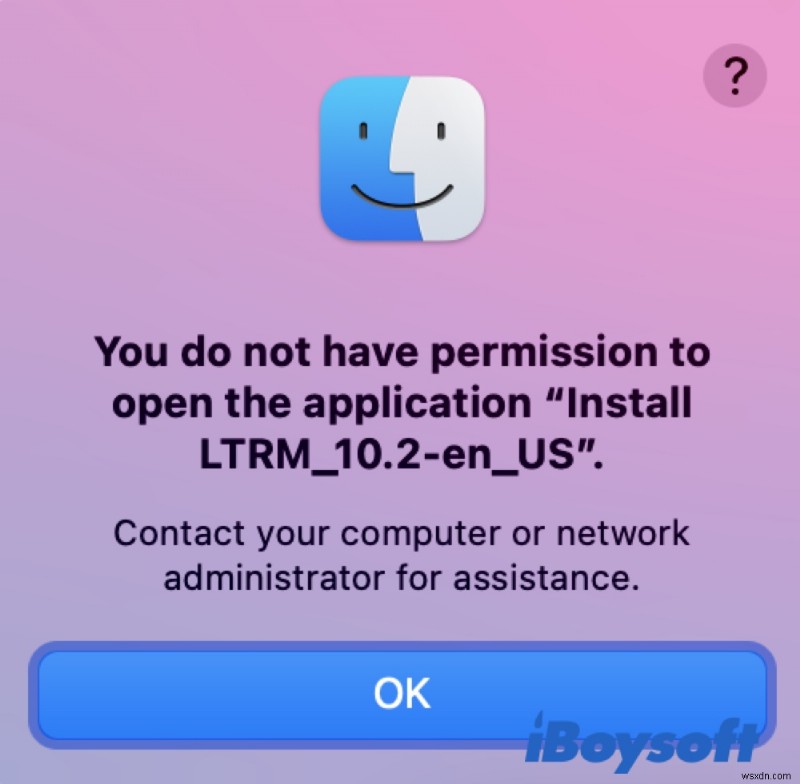 Fix Contact your computer or network administrator for assistance.