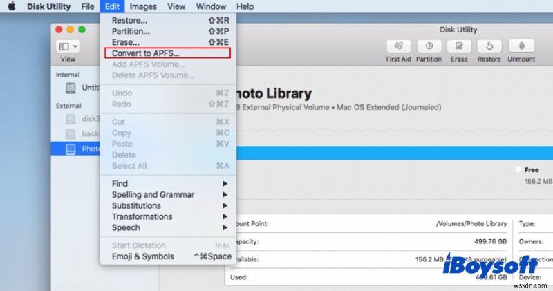 How to Convert HFS+ to APFS Without Losing Data?