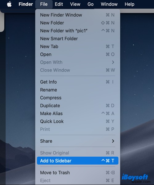 Adding Favorites to Mac Finder and Dock for Quick Access